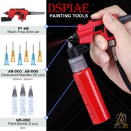 DSPIAE PT-AB MS-B50 AB-D03 AB-D05 Wash-Free Airbrush Bottle Replacement Needle Painting Tools