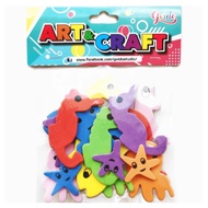 Gvido eva foam Underworld sea shape art and craft