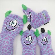 1/4pcs Funny Pattern Golf Club Head Covers - DR FW UT Blade Putter Protector, Unisex, Creative Carto
