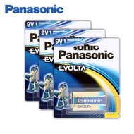 PANASONIC EVOLTA BATTERY 9V SIZE 1PCS BLISTER PACK X 3 PACK