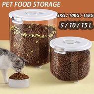 5kg/10kg/15kg Cat Food Storage Container / Pet Food Storage / Pet Food Storage Container