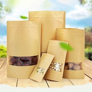 100pcs Ziplock Paper Food Packing Bag for Cookies Bakery Gift NEW