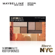 MAYBELLINE THE CITY MINI PALETTE ROOFTOP BRONZES เมย์เบลลีน อายแชโดว์ เดอะ ซิตี้ มินิ พาเลท รูฟท็อป