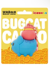 咖波 咬錢咖波公仔 icash2.0 貓貓蟲咖波 Bugcat Capoo 愛金卡 造型悠遊卡 台灣交通卡 台灣八達通  鎖匙扣 鑰匙圈 吊飾 掛飾 造型卡 咖波 icash