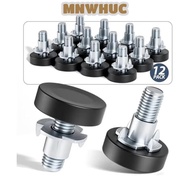 MNWHUC 8PCS Furniture Leveling Feet, Hardware Tools Furniture Levelers 1/4In Thread Levelers,  Table