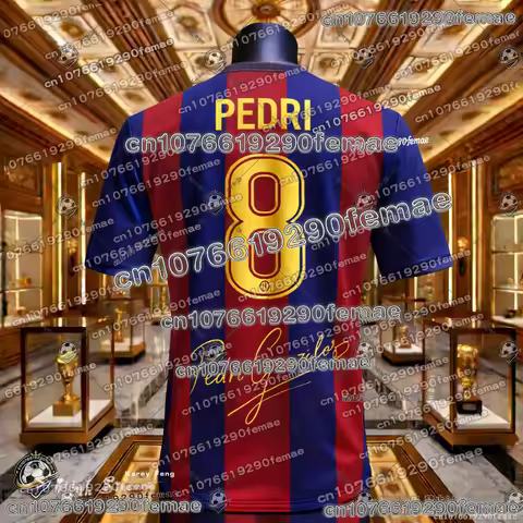 Special Pedri 8 Soccer Fan Jersey For Adults And Kids Summer Breathable Quick Dry Comfortable Sports