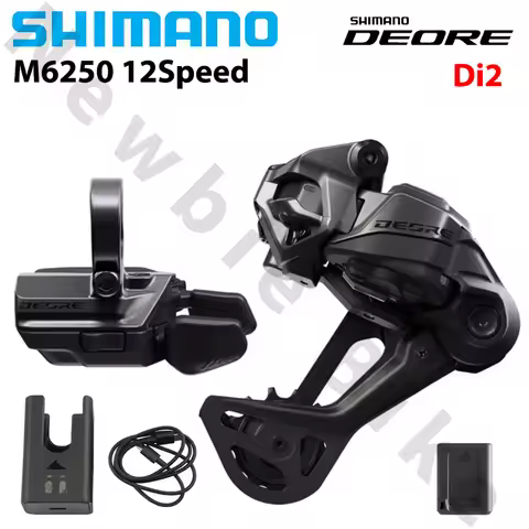 SHIMANO DEORE Di2 M6250 12Speed Groupset for Mountain Bike RD-M6250-SGS SW-M6250-R EC-DN100 Charger 