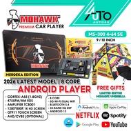 [FREE MERDEKA PAYUNG] 2026 MOHAWK MS-300SE 9/10" Android Player 8 Core 4+64GB Car Player AHD Android