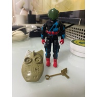 GI Joe Cobra TARGAT v1 1989 Vintage 3.75" ARAH Action Figure G.I. Joe - Preloved / Selling As Is