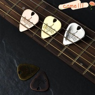 CAMELLI Metal Guitar Pick, Electric Guitar Bass Sparkling Guitar Pick Acoustic Guitar Picks, Triangular design Replacement Zinc alloy Plectrum Ukulele Picks