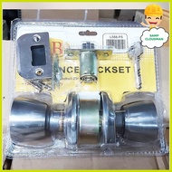 ∤ 2B Regular Entrance Lockset Cylindrical Door Knob Locksets Doorknob 588-PS Alpha type w 3 k