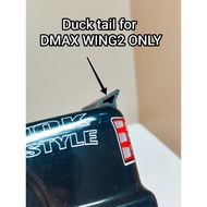Shuriken Duck Tail Spoiler for DMAX WING2 only. For remote control rc decoration accessories only