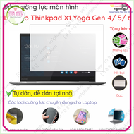 Dán màn hình cường lực laptop Lenovo Thinkpad X1 Yoga Gen 1/2/3/4/ 5/ 6 nano dẻo siêu mỏng trong suố