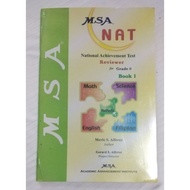 MSA NAT, National Achievement Test Reviewer for Grade 6.Book 1