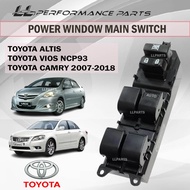Original Toyota Vios NCP93 Altis Camry 2007-2018 Power Window Main Switch Suis Tingkap Master Switch