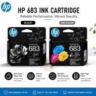 HP 683 Black & Tri-Color Original Ink Cartridge | Genuine HP Ink | Sharp Text | Reliable Performance