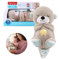 Fisher Price Soothe n Snuggle Otter Plush Sound Machine Music Lights Baby Toy 0 Months