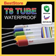 T8 18W 4FT LED Light Lamp IP65 Waterproof Tube Colour Ranibow  Warna RGB Hanging Lampu Kedai Makan S