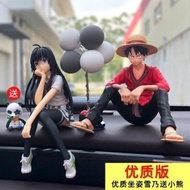 Yukino Luffy Car Figurine Cartoon Anime Model