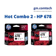 卐▩ↂHP 680 / 682 678 Black Tri-Color Ink Cartridge