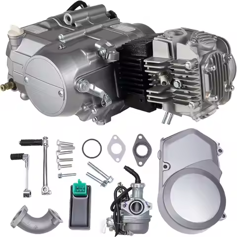 125cc Engine 4-Stroke Engine Hand Clutch Motor Pitbike Engine CDI Single Cylinder 9.0:1 Compression 