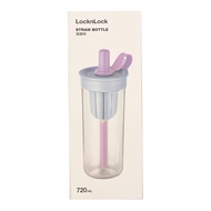 LocknLock 樂扣樂扣 嚼對FUN飲吸管杯 附茶隔  雲朵藍  720ml  1個