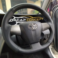 TOYOTA VIOS NCP93 A.K.A DUGONG/ALTIS/WISH ZGE20 A.K.A SEPET D SHAPE LEATHER BALUT STEERING CUSTOM JA