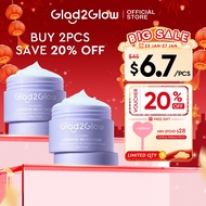 Glad2Glow Blueberry Ceramide Moisturizer Skincare Day Cream Night Cream Skin Barrier Repair Facial A