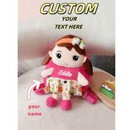 A Custom Bag With A Personalized Name Or Holiday Message. Customize Your Own Backpack. Cartoon Casua