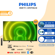 Philips 55" 4K UHD LED Android TV Smart TV 55PUT7406/68 55PUT7406