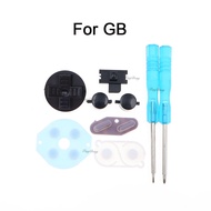 1 Full Set Button For GB GBA GBC GBP GBA SP NGC NDSL Game Console D-pad L R A B X Y Keys & Conductiv