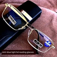 blue light glasses blue light blocking glasses Men's anti-blue light reading glasses HD old glasses 