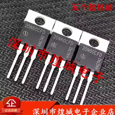 5PCS 20N60CFD SPP20N60CFD CS60N06 CS60N06A8 20N60C3 SPP20N60C3 HYG053N10P G053N10P FTP30N20R TO-220 