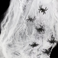 Artificial Spider Web Horror Spider Web Stretchy Cobweb With Spider Gothic Horror Home Decor Hallowe