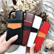 5548撞色可插卡八達通相片皮套手機電話殼IPHONE 12 SE2 11 7 8 X PLUS XS XR MAX