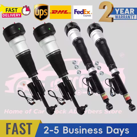 4 pieces Front Rear Air Suspension Shocks For Mercedes W221 S-Class S350 S450 S550 C216 CL-Class CL5