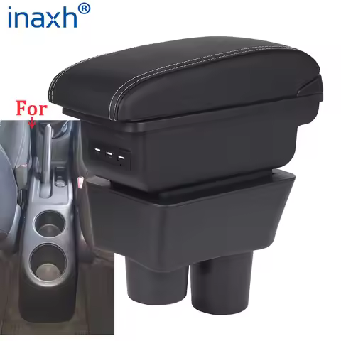 For Nissan Almera Armrest for Nissan Almera Versa Car Armrest Box Storage Box Ashtray Decoration Ref
