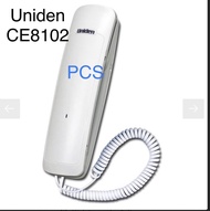 UNIDEN AS-7101 / CE8102  โทรศัพท์บ้าน แบบกะทัดรัด เหมาะสำหรับตั้ง และแขวน สำหรับบ้าน โรงแรม และงานติดตั้ง ระบบ