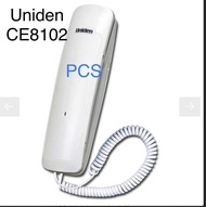 UNIDEN AS-7101 / CE8102  โทรศัพท์บ้าน แบบกะทัดรัด เหมาะสำหรับตั้ง และแขวน สำหรับบ้าน โรงแรม และงานติ