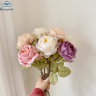 Rose Anjell Simulation Rose Flower European Style Artificial Roses Flowers Bedroom Decoration Weddin