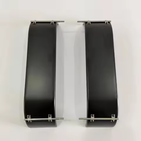 1:14 Scale Metal Dual Axis Fender 2pcs for 1/14 Tamiya RC Trailer Dump Truck Car for LESU SCANIA Hin