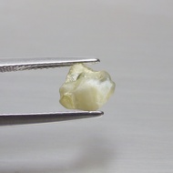 พลอย ก้อน ดิบ ตาแมว คริโซเบริล ไพฑูรย์ แท้ ธรรมชาติ ( Unheated Natural Chrysoberyl ) หนัก 1.46 กะรัต