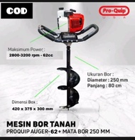 mesin bor tanah proquip auger62 / mesin bor lubang tanah proquip auger62