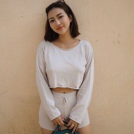 Carina linn杏色套裝