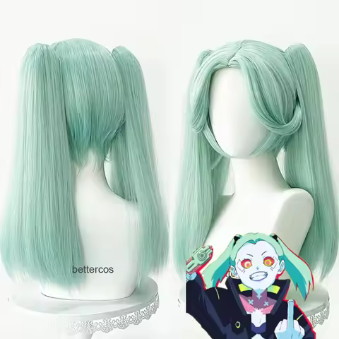 Anime Cyberpunk Edgerunners Cospaly Lucy Rebecca Cosplay Wig Heat Resistant Hair Cyberpunk: Edgerunn