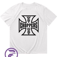 WEST COAST CHOPPERS T-shirt White Casual 100% Cotton