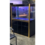 Aquarium set cabinet akuarium almari