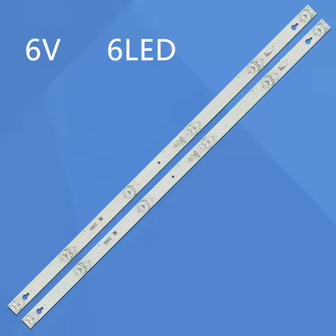 NEW 6LED 6V LED Backlight Strip For LED32D2930 PPTV32C2 L32F3301B 32HR330M06A8 V1 32D100 32S301 32S3