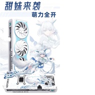 Produk Baharu 5070TI Snow Fox 16G Permainan Komputer Kad Grafik Khusus RTX5070ti16g Wanli Berkotak P