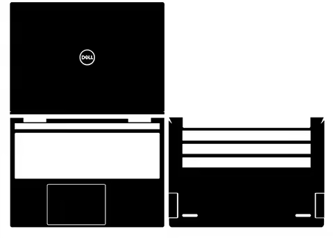 1xTop+1xPalmrest+1xBottom Skin Cover For Dell XPS 13 7390 9310 M3800 XPS 15 9530 Inspiron 16 plus 76